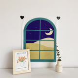 Roomtery Cute Fake Window Tapestry, view 3