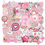 Roomtery Cute Pastel Pink Sticker Pack, view 2