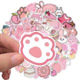 Roomtery Cute Pastel Pink Sticker Pack, view 3
