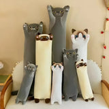 Roomtery Cute Sausage Cat Plush Throw Pillow, view 2