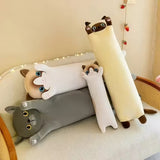 Roomtery Cute Sausage Cat Plush Throw Pillow, view 3