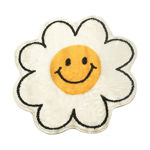 Roomtery Daisy Flower Accent Rug