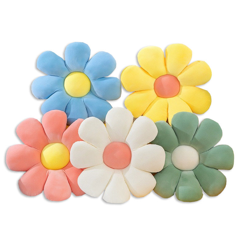 Roomtery Daisy Flower Decorative Pillow