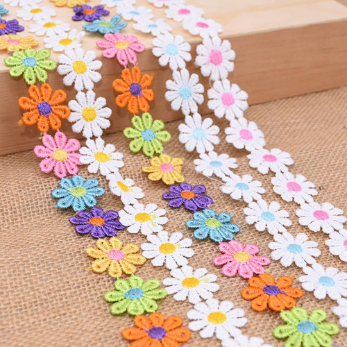 Roomtery Daisy Flower Lace Trim