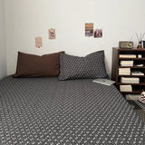 Roomtery Dark Academia Ditsy Floral & Sky Blue Bedding Set, view 6