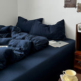 Roomtery Deep Blue Ocean Minimalist Bedding Set, view 2
