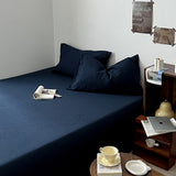 Roomtery Deep Blue Ocean Minimalist Bedding Set, view 3