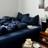Roomtery Deep Blue Ocean Minimalist Bedding Set, view 5