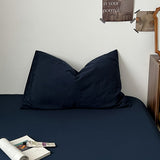 Roomtery Deep Blue Ocean Minimalist Bedding Set, view 6