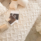 Roomtery Diamond-Grid Plush Throw Blanket, view 2