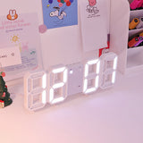 Roomtery White Digital Alarm Clock, view 3