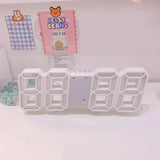 Roomtery White Digital Alarm Clock, view 4