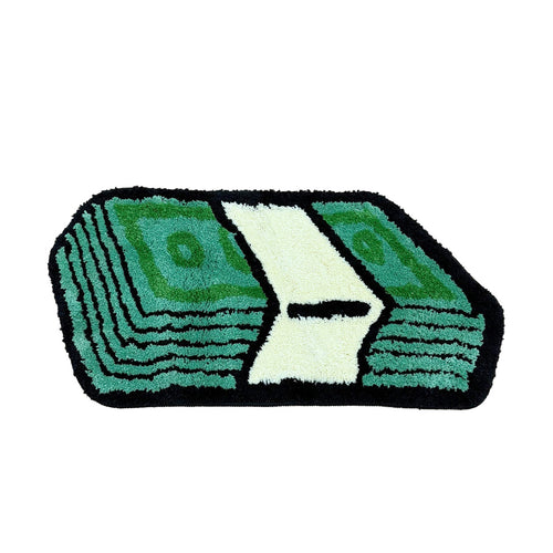 Roomtery Dollar Cash Stack Tufted Rug