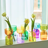 Roomtery Double Color Glass Vase, view 4