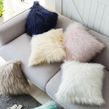 Roomtery Dusty Faux Fur Cushion Cover, view 6