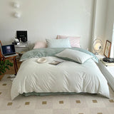 Roomtery Dusty Pastel Shades Cotton Bedding Set, view 6