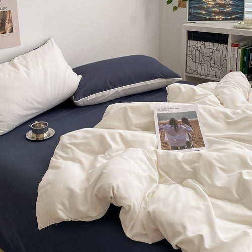 Roomtery Dusty Shades Plain Bedding Set