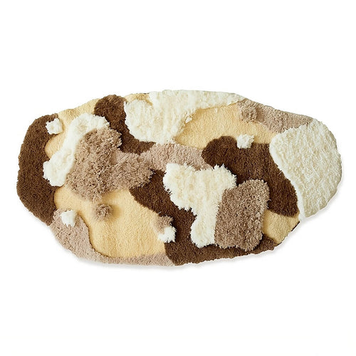 Roomtery Earthy Tones Tufted Accent Rug