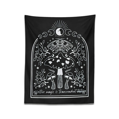 Roomtery Effective Magic Moon Mushrooms Tapestry