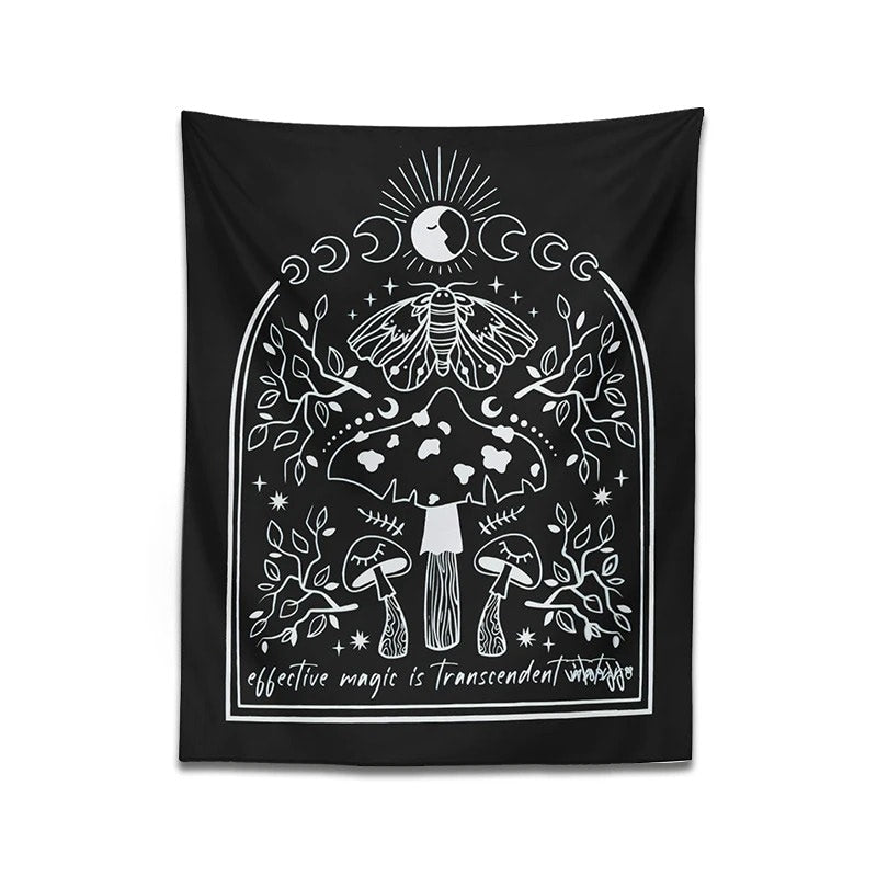 Roomtery Effective Magic Moon Mushrooms Tapestry