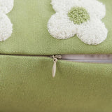 Roomtery Embroidered Daisies Cushion Cover, view 3