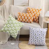 Roomtery Embroidered Daisies Cushion Cover, view 5