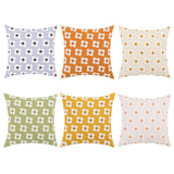 Roomtery Embroidered Daisies Cushion Cover, view 6