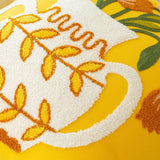 Roomtery Embroidered Flowers in a Vase Cushion Cover, view 2