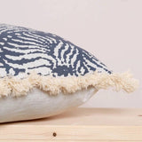 Roomtery Ethnic Motifs Fringed Cushion Cover, view 3