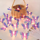 Roomtery Fairy Butterflies Aesthetic String Lights, view 2