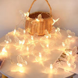 Roomtery Fairy Butterflies Aesthetic String Lights, view 3