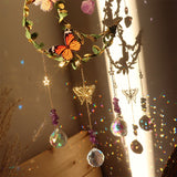 Roomtery Fairy Butterfly Moon Suncatcher, view 3