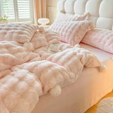 Roomtery Faux Fur Warm Fluffy Bedding Set, view 3