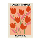 Roomtery Flower Market Gallery Wall Canvas Posters, view 4
