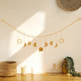 Roomtery Forged Gold Moon Phases Wall Decor, view 3