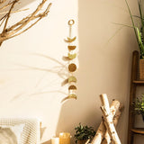 Roomtery Forged Gold Vertical Moon Phases Wall Decor, view 2