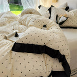 Roomtery French Aesthetic Polka Dot Bedding Set, view 3