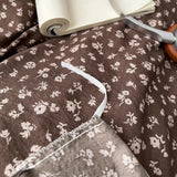 Roomtery French Aesthetic Vintage Brown Flowers Bedding Set, view 4