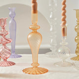 Roomtery French Vintage Glass Candle Holder, view 5
