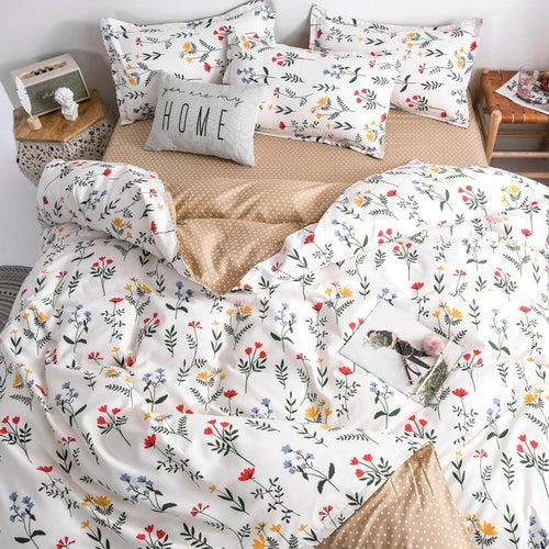 Roomtery Fresh Floral Bedding Set