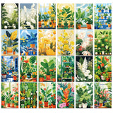 Roomtery Fresh Green Flowers Wall Collage Cards Kit, view 4