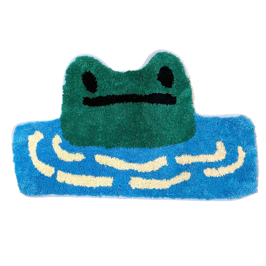 Roomtery Frog in a Pond Tufted Rug