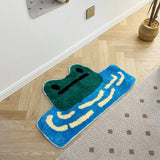Roomtery Frog in a Pond Tufted Rug, view 4