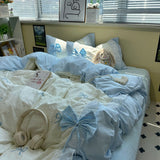 Roomtery Giant Bow Coquette Aesthetic Bedding Set, view 6