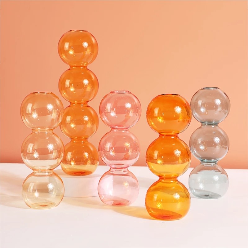 Roomtery Glass Bubble Vase