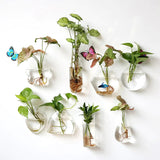 Roomtery Glass Wall Hanging Flower Vase, view 2