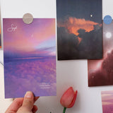 Roomtery Glitter Clouds Wall Collage Postcards, view 3