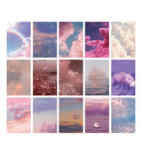 Roomtery Glitter Clouds Wall Collage Postcards, view 6