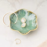 Roomtery Glossy Flower Jewelry Tray, view 2