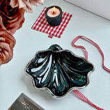 Roomtery Glossy Seashell Ceramic Jewelry Tray, view 5